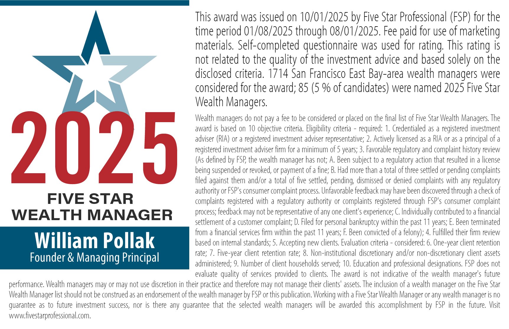 2022 Five Star Wealth Manager